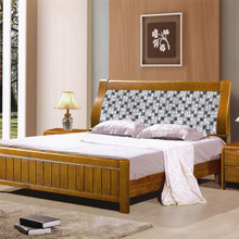 【企業集采 古典中國風橡木床實木床雙人床新婚床孔雀東南飛8099#】價格,廠家,圖片,床類,贛州市南康區東方興業家具-