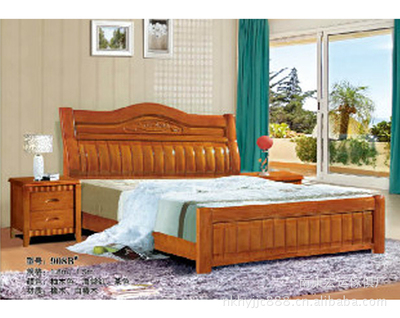 【江西宏運家具 精品實木休閑床 南康實木家具 江西實木床】價格,廠家,圖片,床類,南康宏運家俱廠-