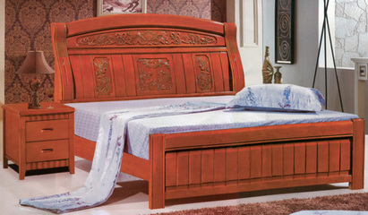 雙慧軒南康實(shí)木床633#-實(shí)木床具-南康雙慧軒家具廠