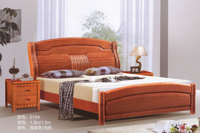 【[廠(chǎng)家直銷(xiāo)]供應(yīng)實(shí)木床 精選實(shí)木床 916#環(huán)保實(shí)木床/特價(jià)床批發(fā)】?jī)r(jià)格,廠(chǎng)家,圖片,床類(lèi),南康市華星美家家具廠(chǎng)-