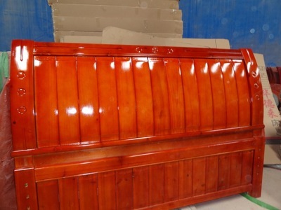 【杉木床 1.2米1.5米1.8米 實木床 批發 南康家具801HDL#】價格,廠家,圖片,床類,南康市鴻鵠家具經銷部-