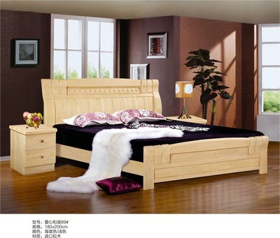 【【廠家直銷】南康實(shí)木床 1.8m進(jìn)口松木大床 愛心和諧89# 品質(zhì)保證】?jī)r(jià)格,廠家,圖片,床類,南康遠(yuǎn)昌家具廠-