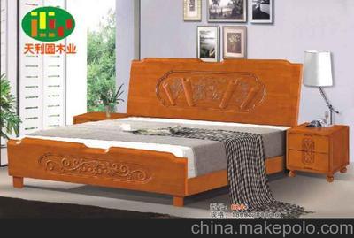 供應其他624橡木床|白坯床|雙人床|實木床圖片,供應其他624橡木床|白坯床|雙人床|實木床圖片大全,南康市天利圓家具廠-