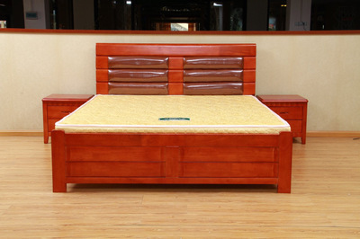 【宜家 橡木床 1.8米雙人床 1.5米實木床 婚床 簡約 大床 廠家直銷】價格,廠家,圖片,床類,南康東偉家具廠-
