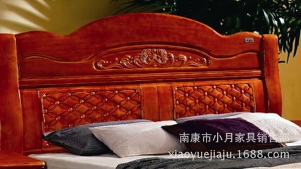 【熱銷 大款實木床 厚實雕花1.8m米床 浪漫宮庭雙人床 1件起批 905】價格,廠家,圖片,床類,南康市小月家具銷售部-