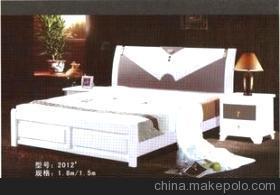 【南康金利家具 供應臥室精品實木床2012# 南康家具 支持混批】價格,廠家,圖片,床類,南康金利家具廠-