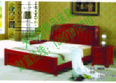 雜木床具系列_主營產品_南康天利圓家具